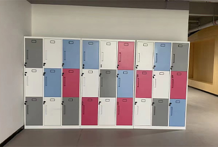 SFS metal storage locker with key lock