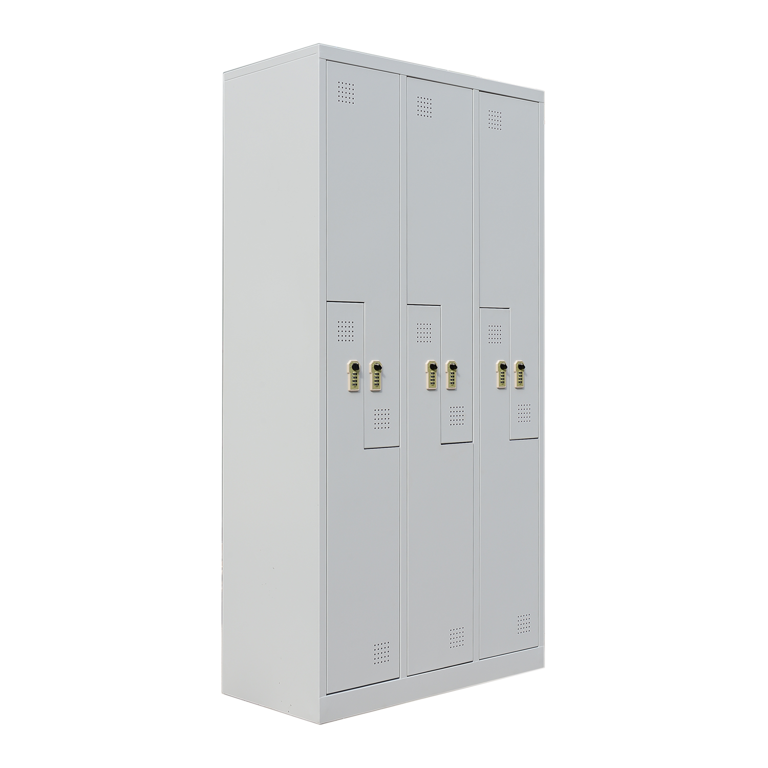 SFS Steel Wardrobe Locker for Storage Clothes with Six Doors in Offwhite-SFS-WL-013