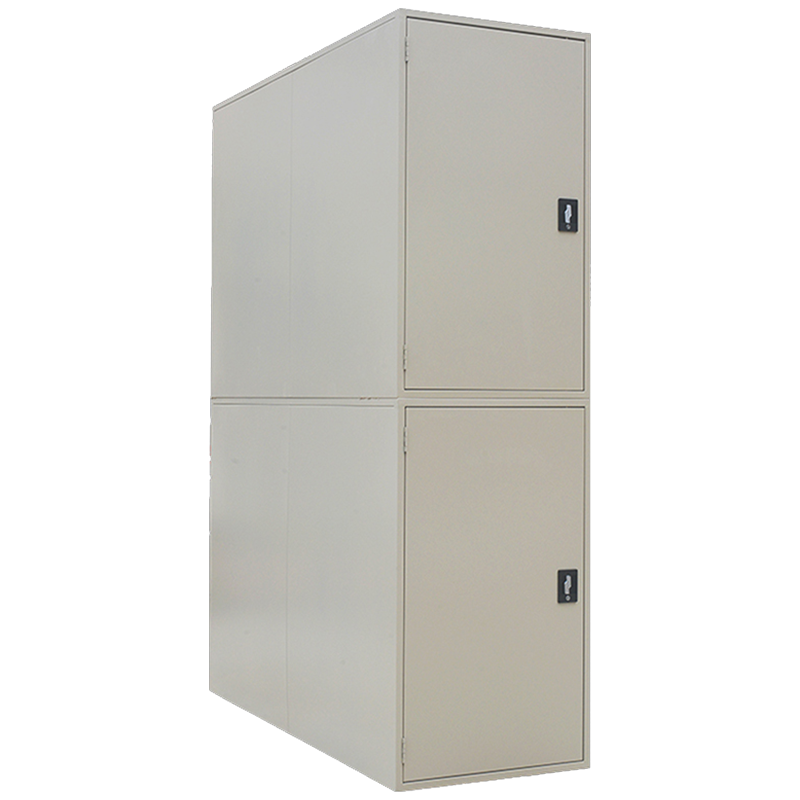 Double Bike Storage Locker in 2 tier locker