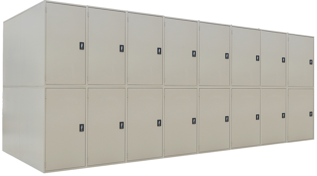 double bike storage locker