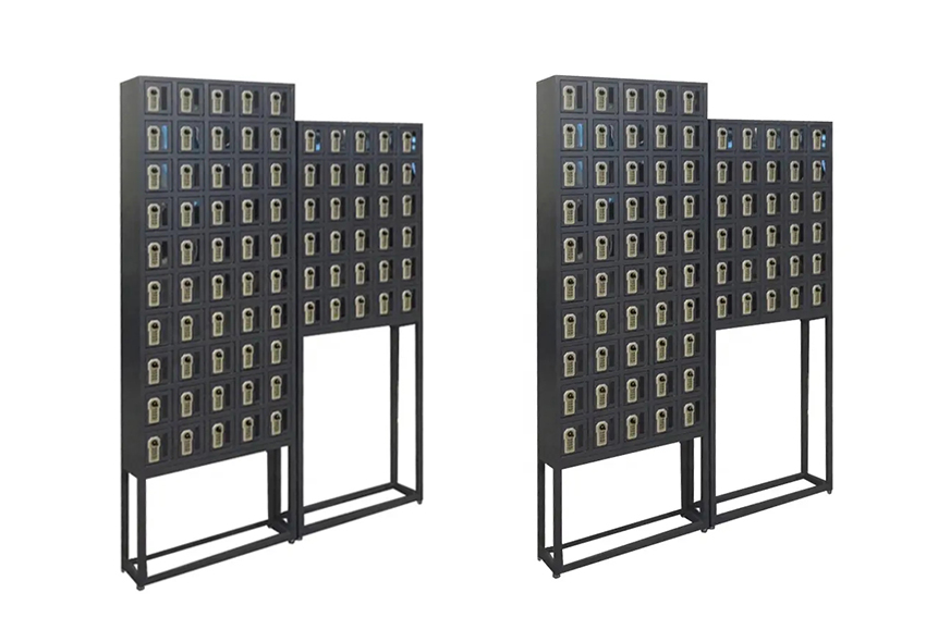 SFS metal cell phone storage locker in 30/50 doors with stand