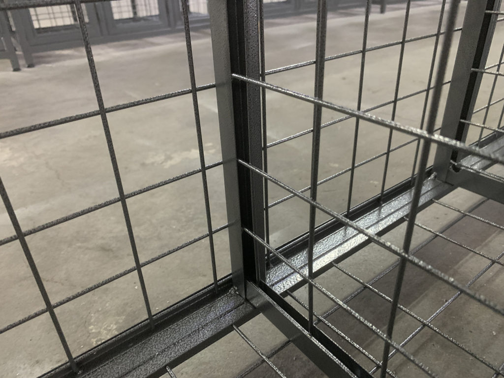 SFS-wire mesh locker bike storage locker