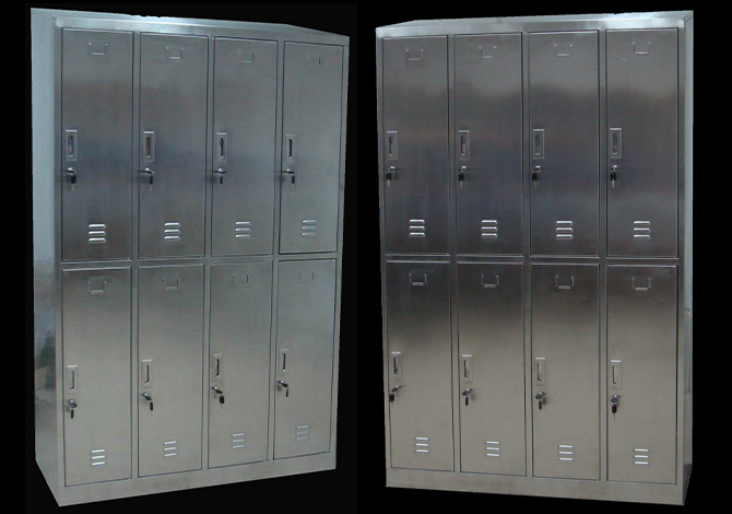 SFS Stainless Steel Wardrobe Locker for Storage Clothes with Eight Doors in Silver-SFS-WL-008 12 (3)
