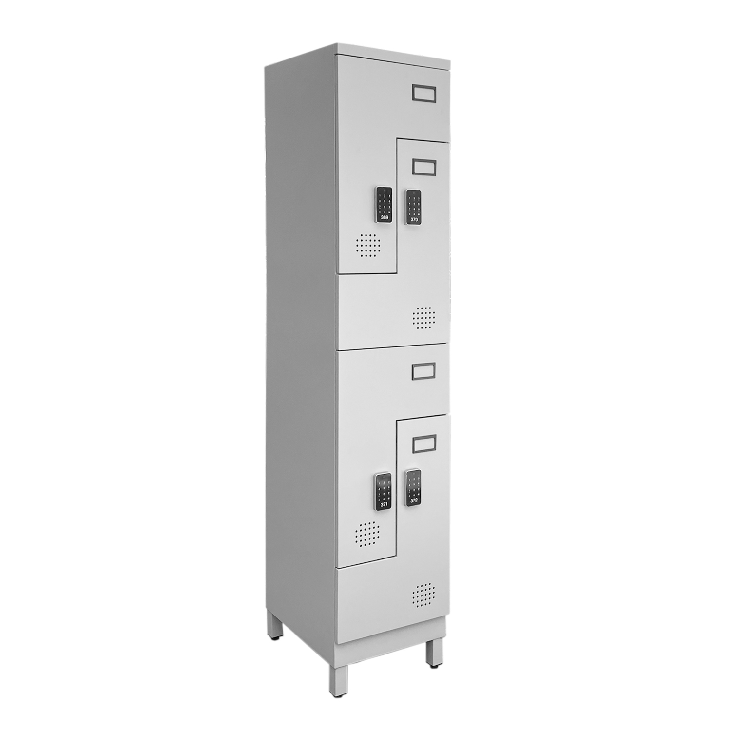 SFS Steel Wardrobe Locker for Storage Clothes with Four Doors in Offwhite-SFS-WL-014