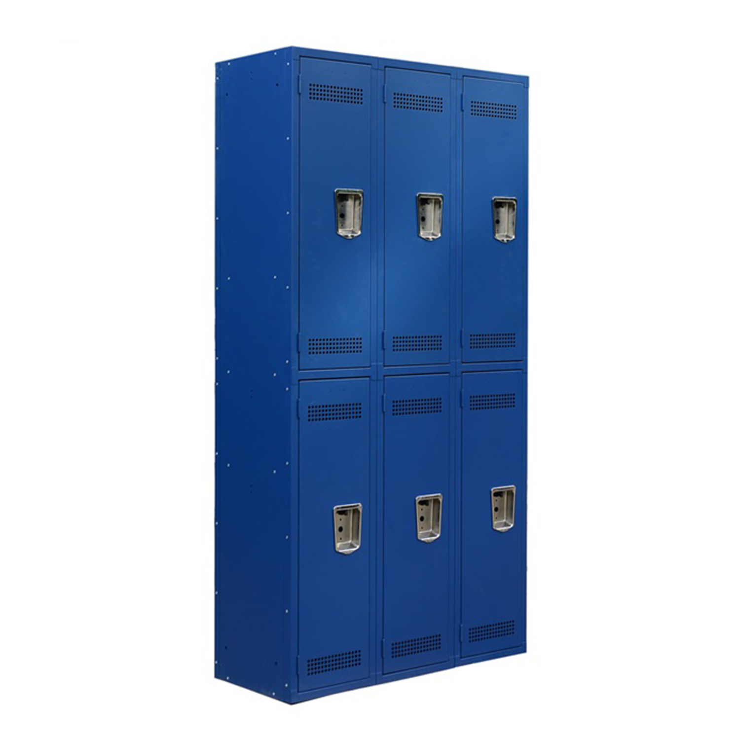 SFS Steel Wardrobe Locker for Storage Clothes with Six Doors in blue-SFS-WL-006