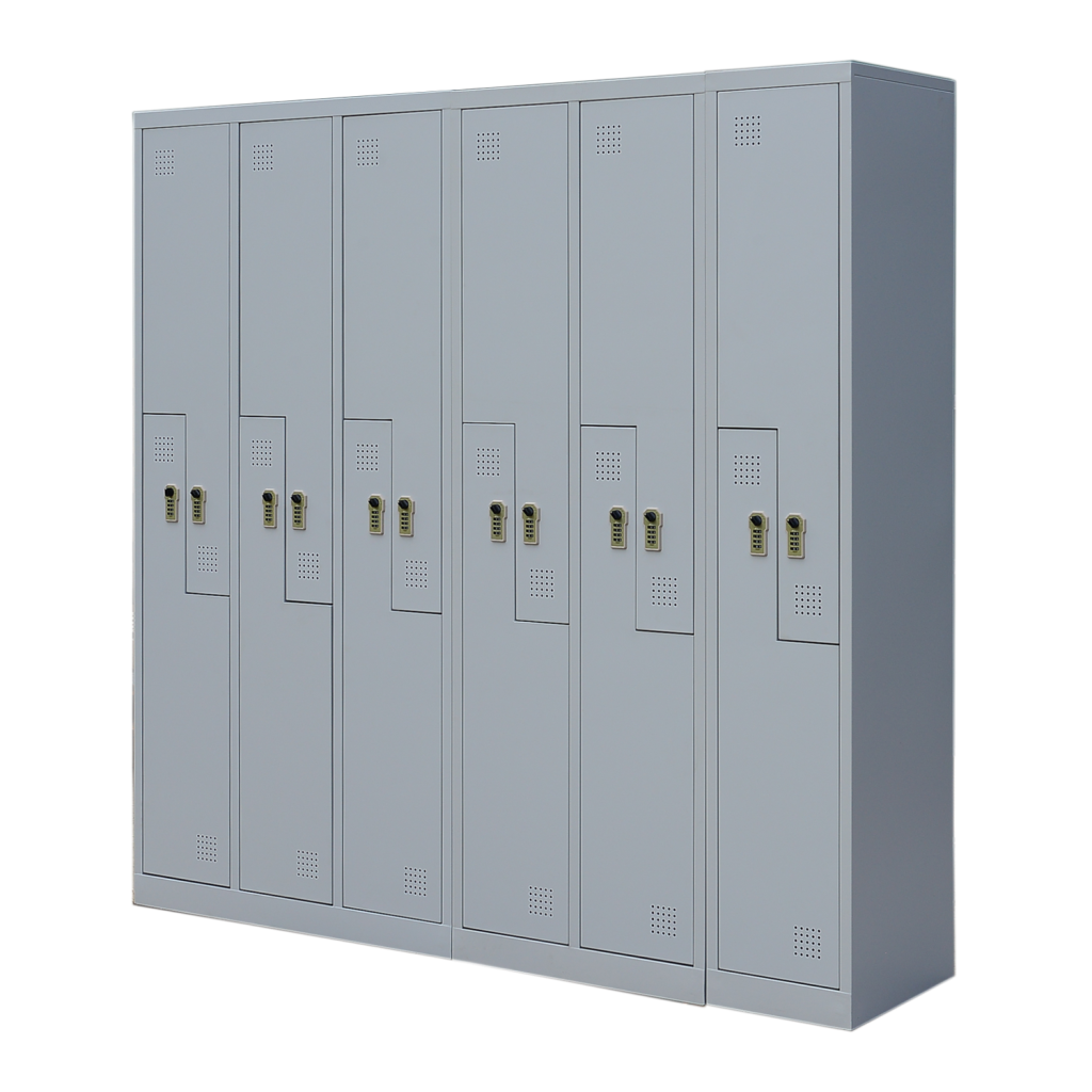SFS Steel Wardrobe Locker for Storage Clothes with Two Doors in Offwhite-SFS-WL-011