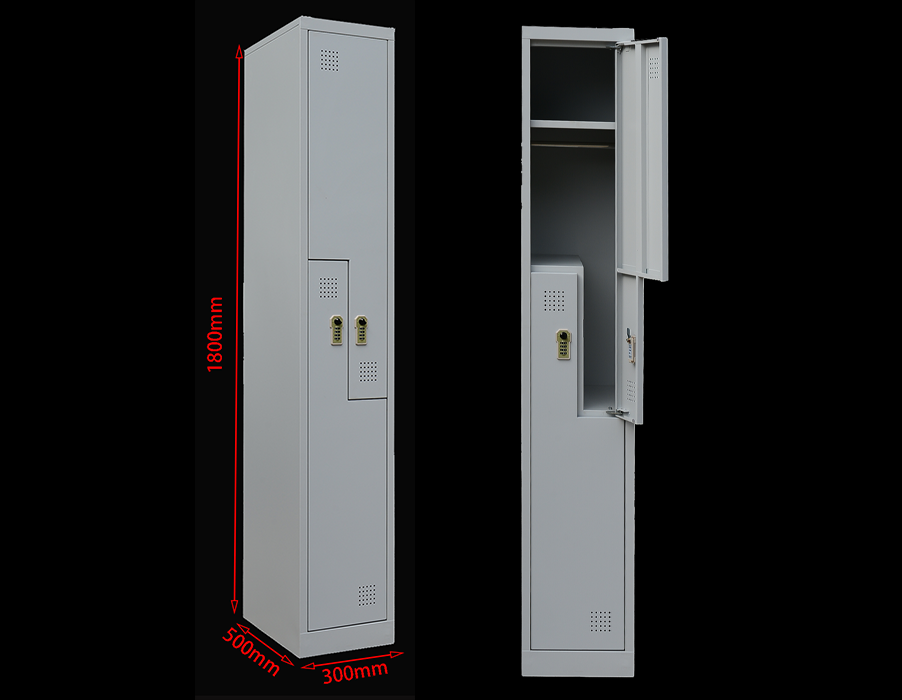 SFS Steel Wardrobe Locker for Storage Clothes with Two Doors in Offwhite-SFS-WL-011