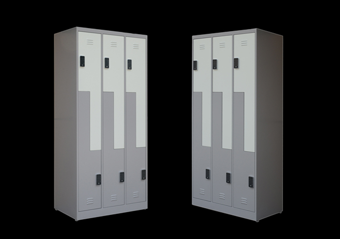 SFS Metal Wardrobe Locker for Storage Clothes with Six Doors in White-SFS-WL-015