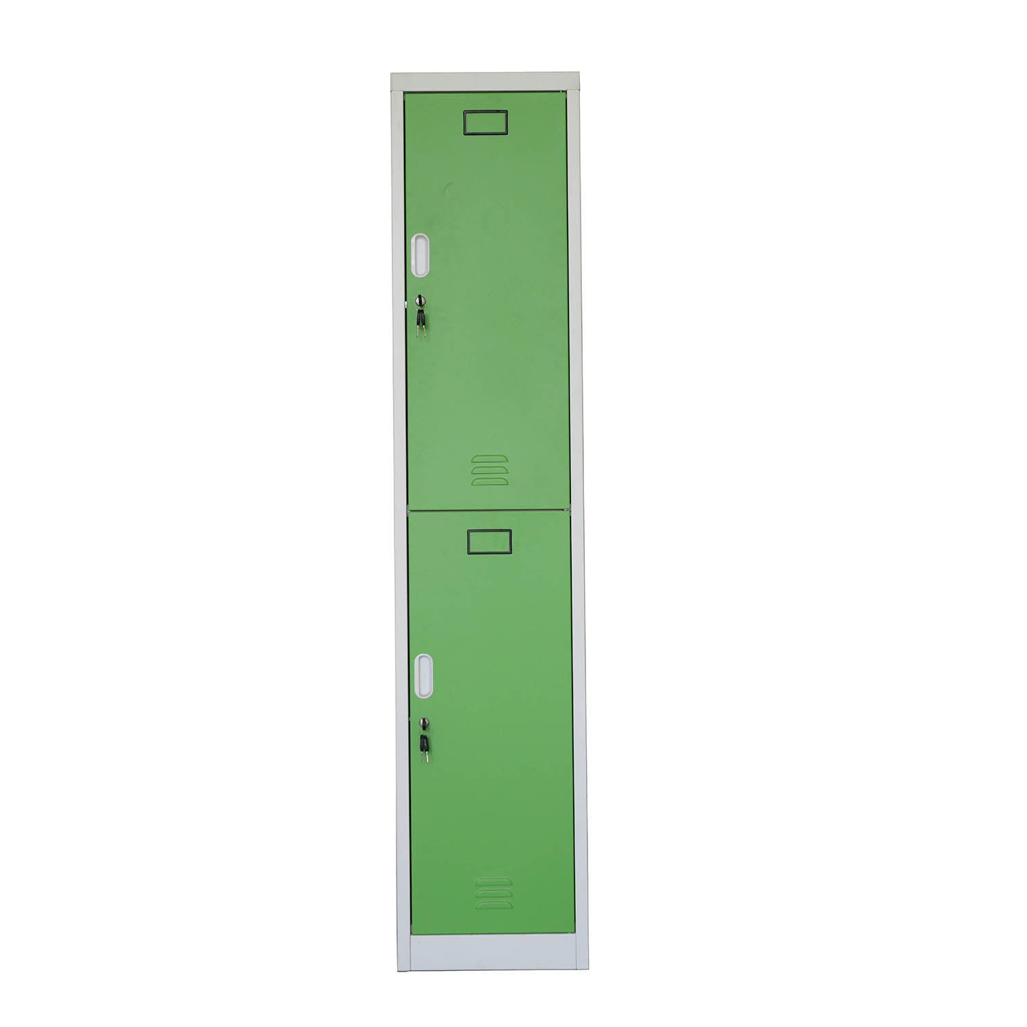 SFS Metal Wardrobe Locker for Storage Clothes with Two Doors in Green-SFS-WL-002