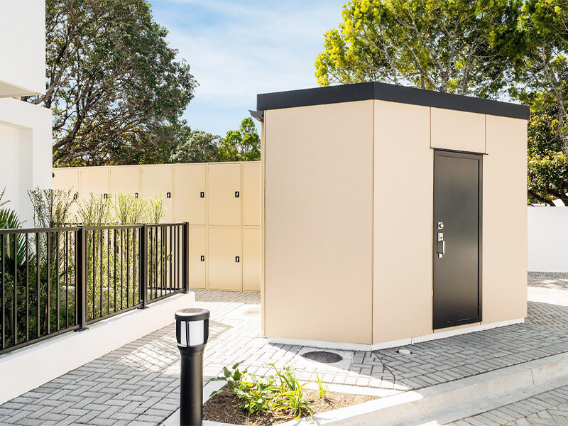 SFS metal locker for bike storage in duble tier