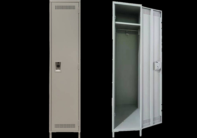 SFS metal single locker with lock box