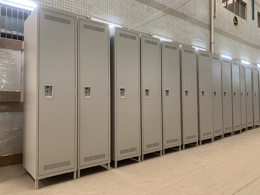 SFS metal single locker with lock box