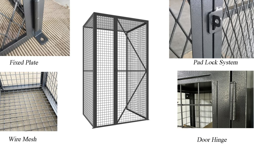 Bulk Storage Lockers,Metal Wire Mesh Bulk Storage Lockers