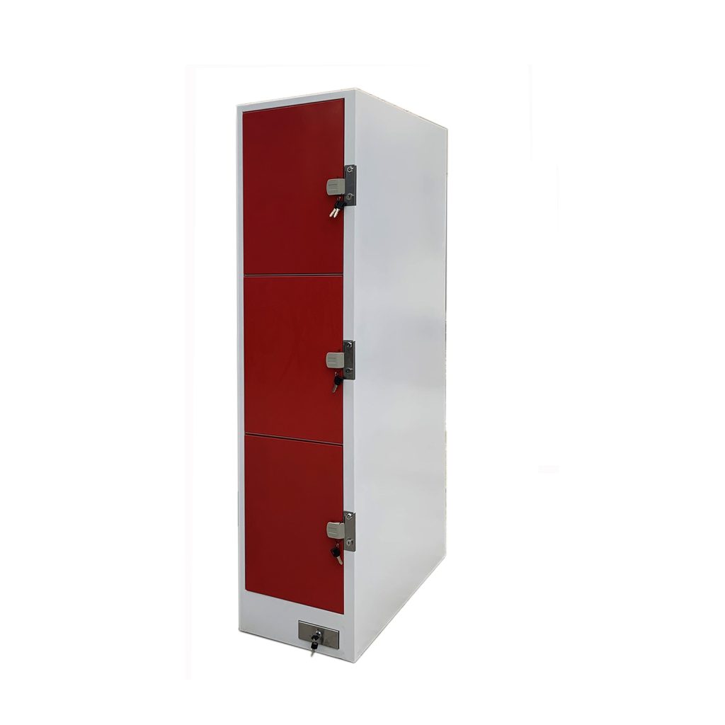 SFS Metal Coin Locker for Storage Personal Goods with Multi-Door in Red-SFS-CL-002