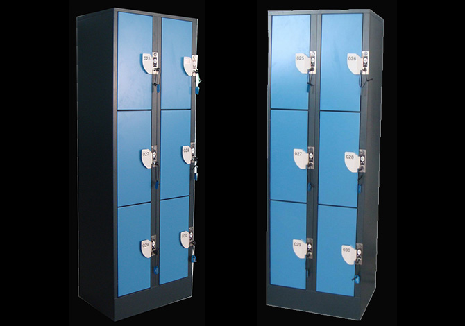 SFS Metal Coin Locker for Storage Personal Goods with Six Doors in Multi Color-SFS-CL-001