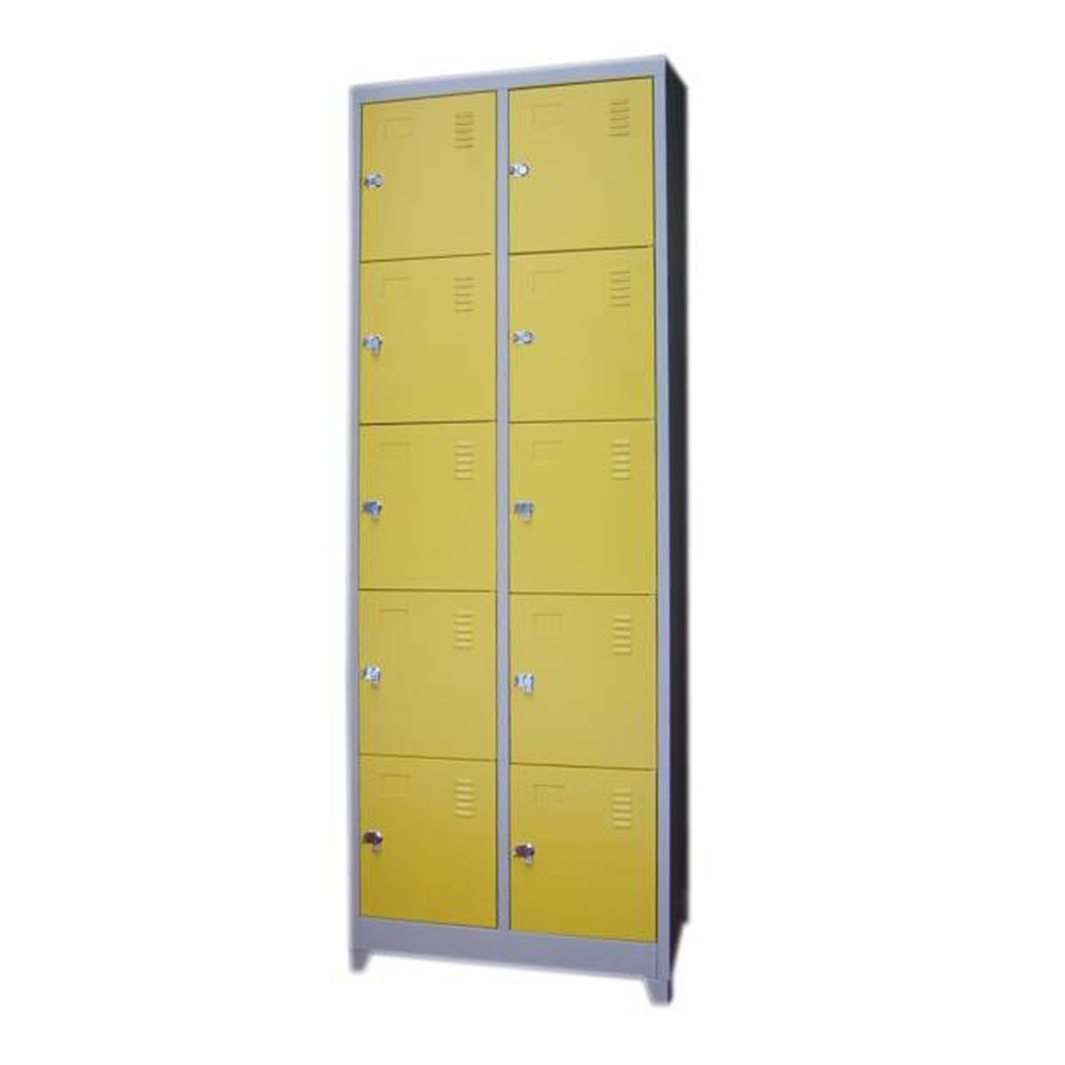 SFS Metal Locker for Storage Clothes with Ten Doors in Green SFS-SL-002