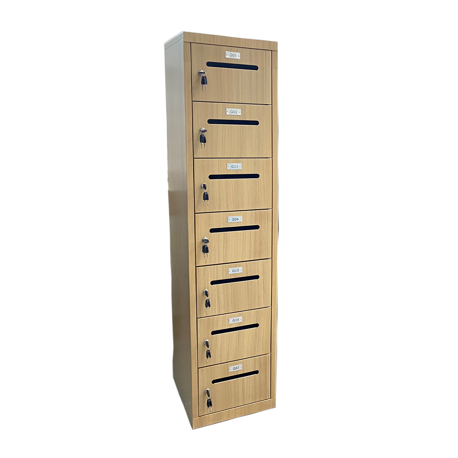 SFS Steel Storage Locker for Storage Mail Letter with Seven Doors in Grainy-SFS-SL-001