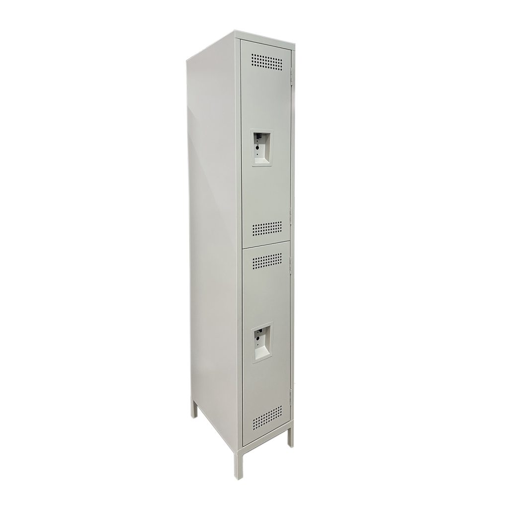 SFS Steel Wardrobe Locker for Storage Clothes with Two Doors in Offwhite-SFS-WL-018
