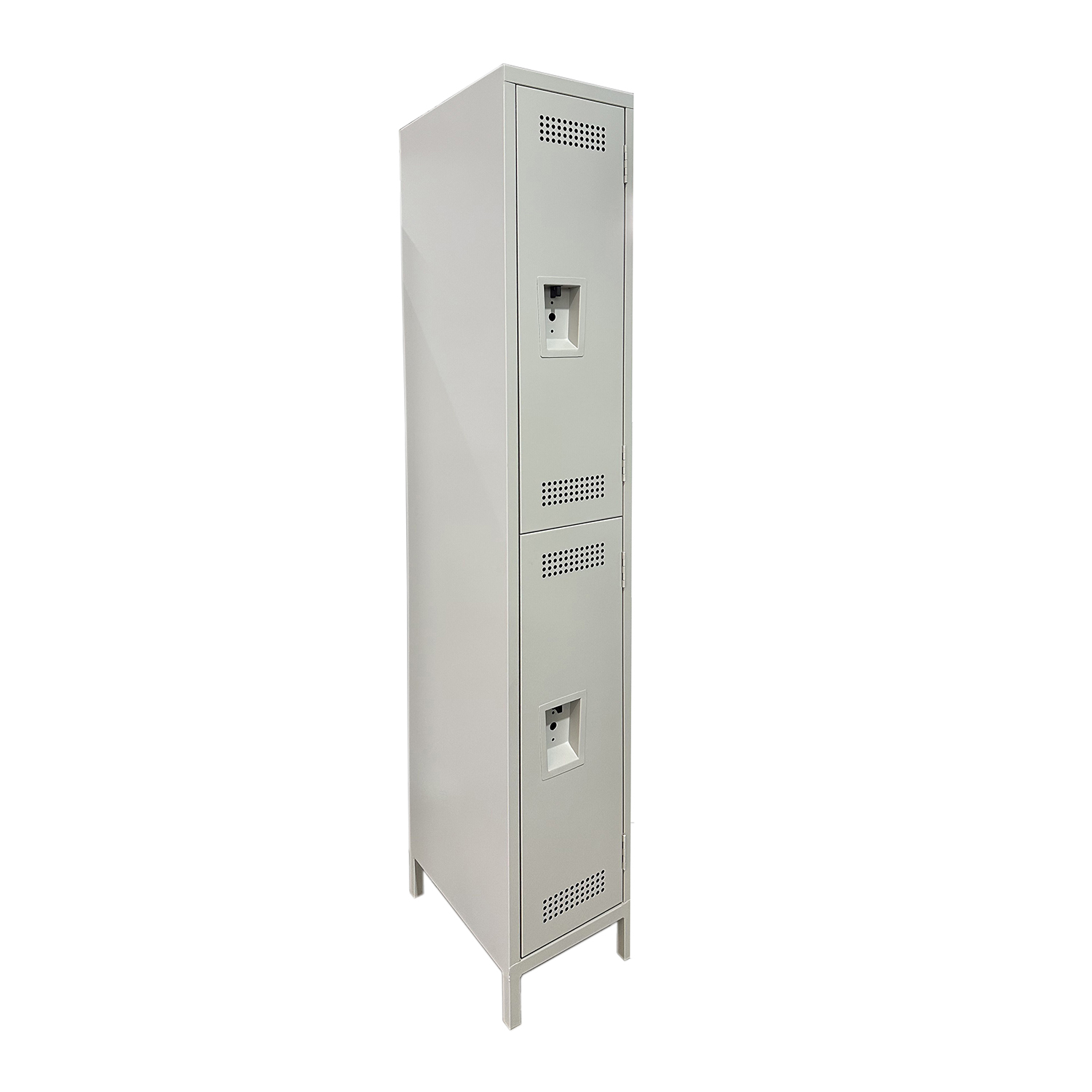 SFS Steel Wardrobe Locker for Storage Clothes with Two Doors in Offwhite-SFS-WL-018