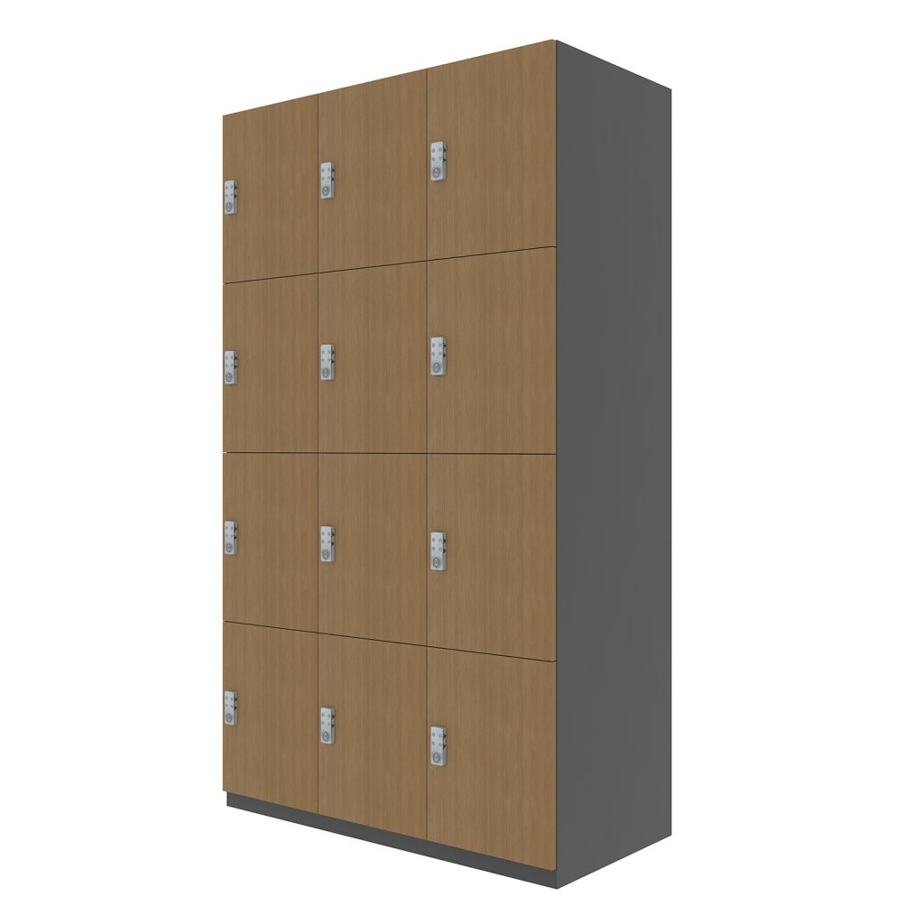 SFS Wooden Storage Locker Storage Goods with Twelve Doors SFS-WSL-002