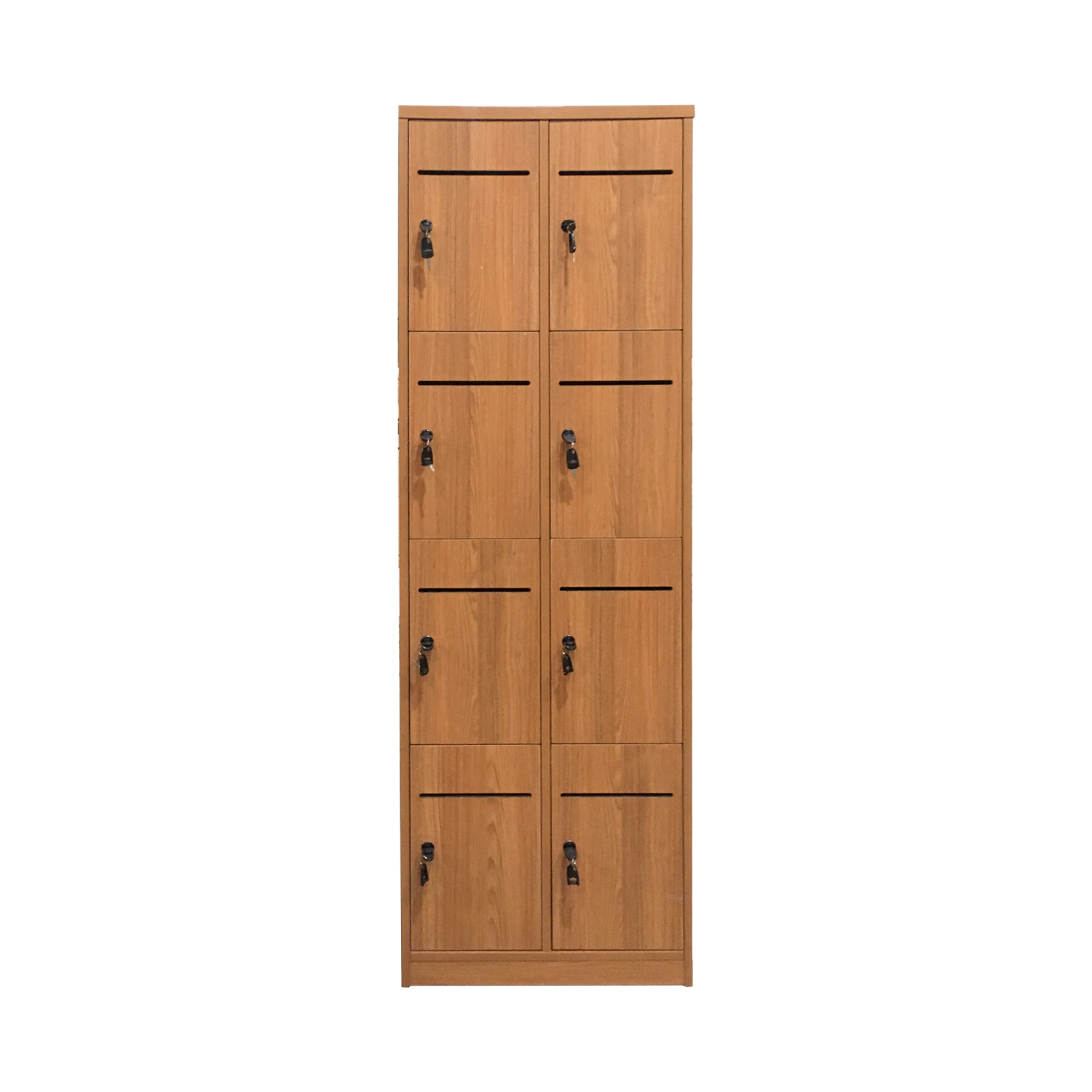 SFS wooden storage locker in 8 doors for letter storage