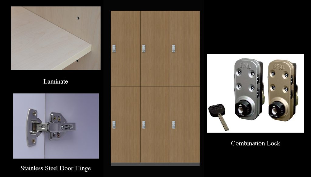 wooden wardrobe for changing room