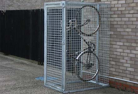 SFS metal wire mesh locker for bike storage