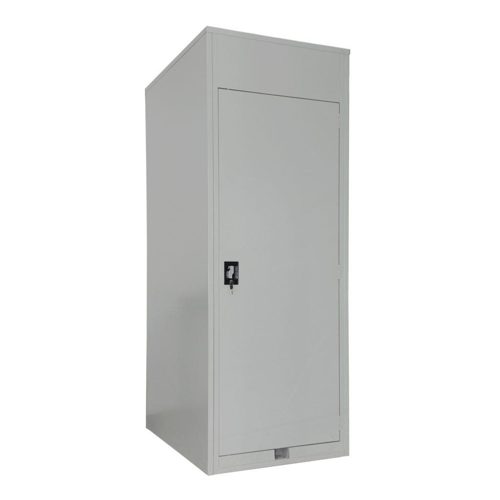 vertical bike locker
