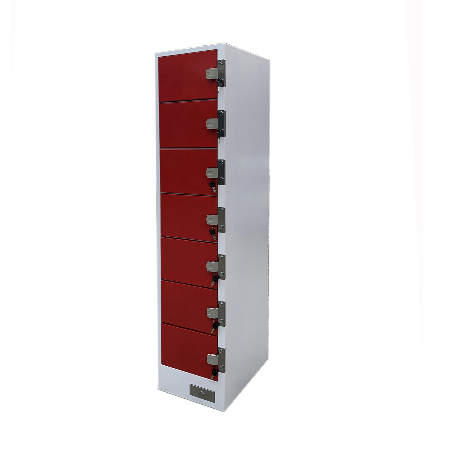 SFS-Metal-Coin-Locker-for-Storage-Personal-Goods-with-7-Doors-in-Red-SFS-CL-007