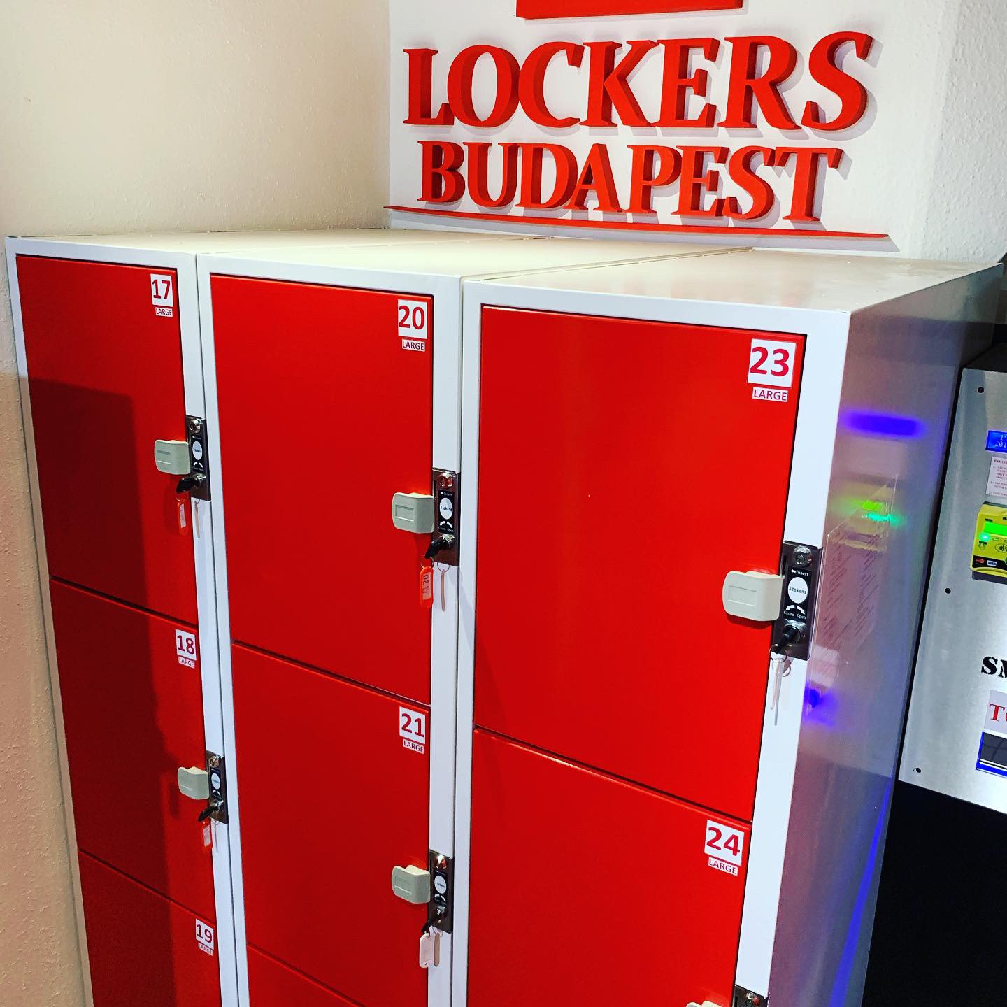 SFS metal coin locker