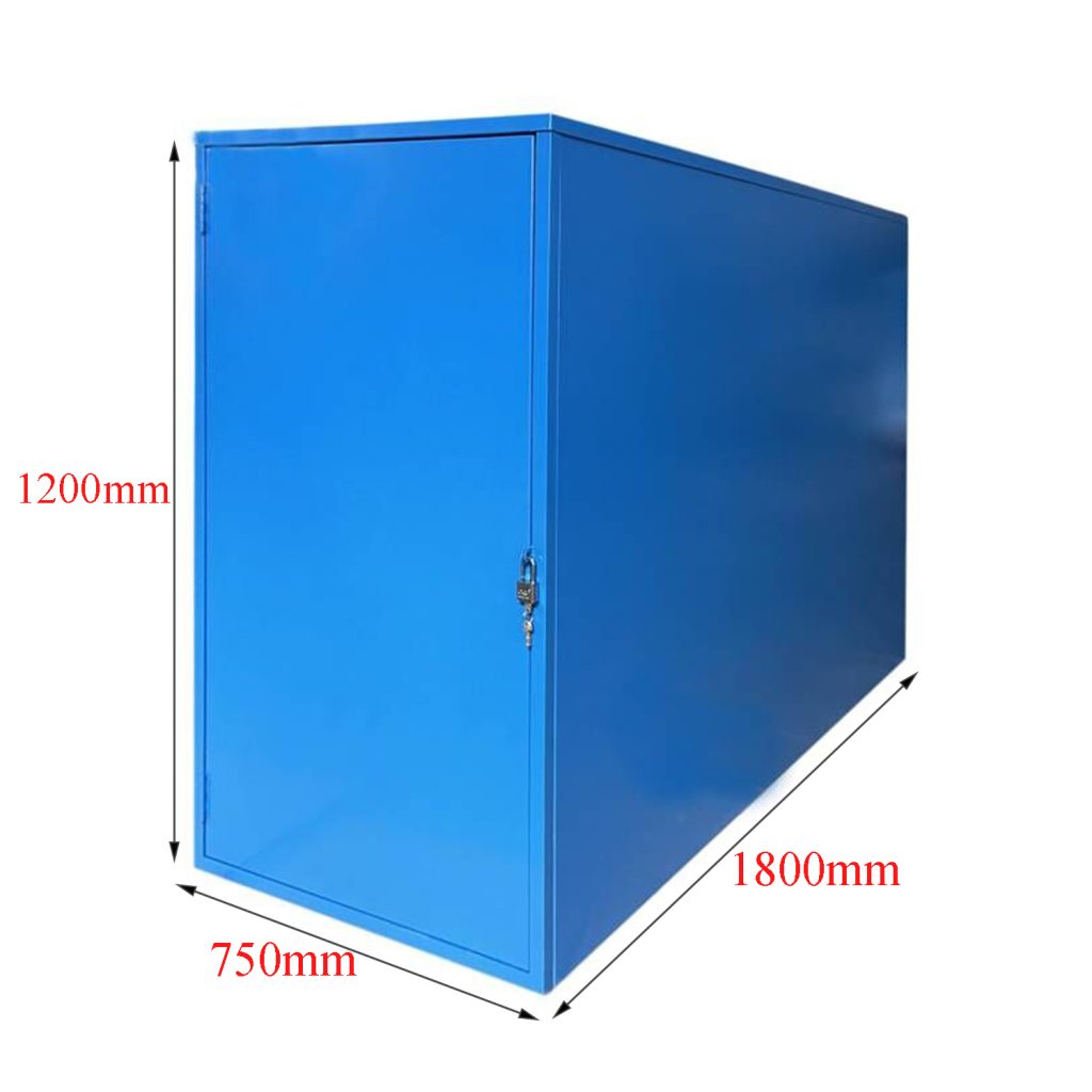 SFS Metal Double Bike Locker with One Door in Blue SFS-BSL-009