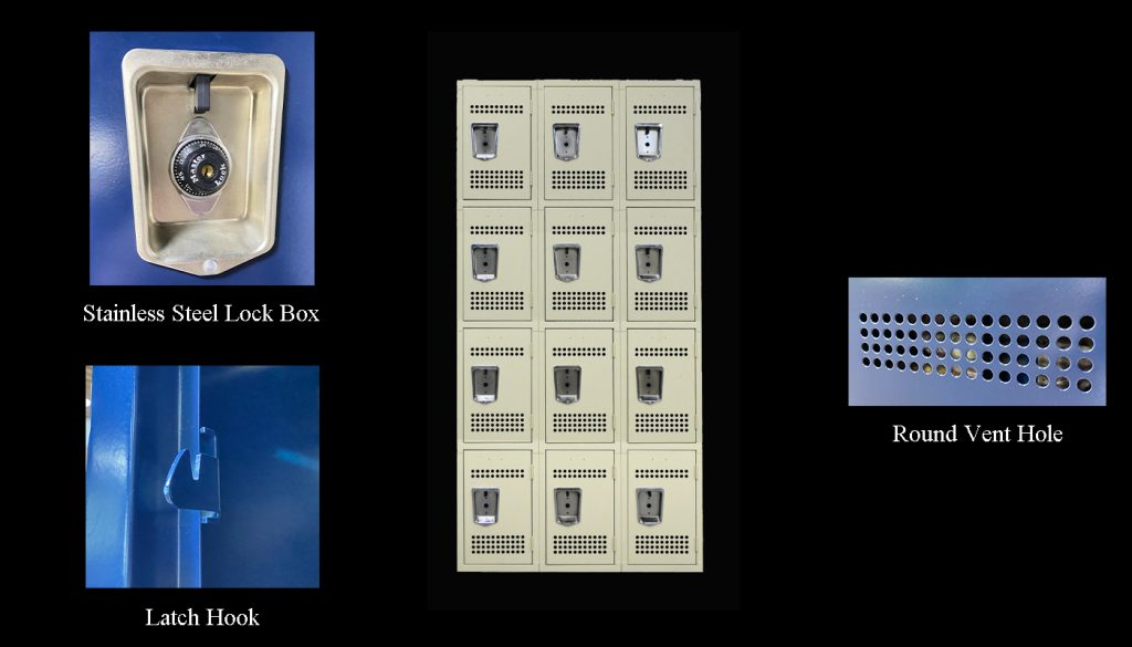 SFS Metal Locker for Storage Personal Goods for Changing Room with Twelve Doors in Rice-white SFS-SL-013