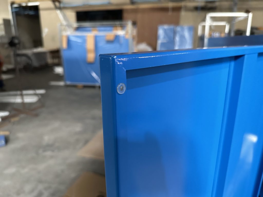 Triangular steel bicycle locker