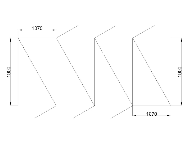 Horizontal bicycle storage locker in line picture