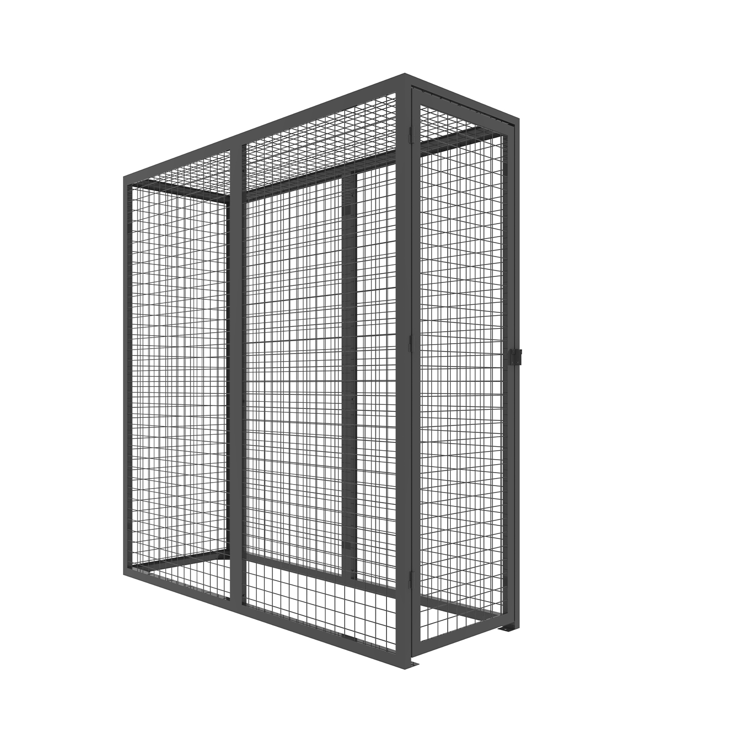 SFS Mesh Horizontal Bicycle Locker Grey Color Safety Mesh Locker For Bikes On Sale SFS-010