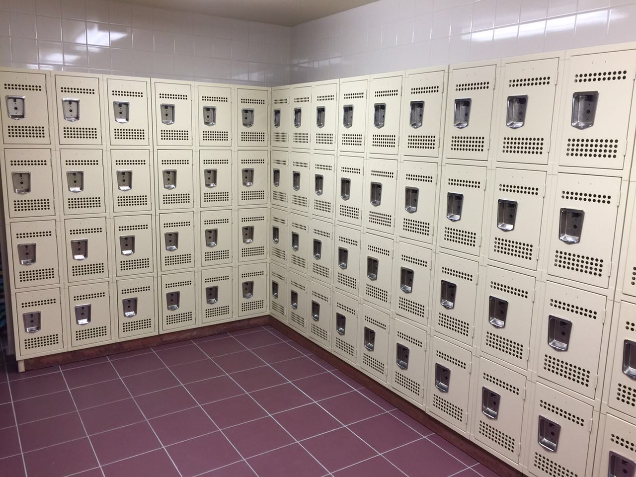 metal school storage locker