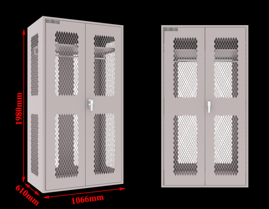 SFS Military Lockers,TA-50 Military Gear Locker,Grey Color SFS-WL-025