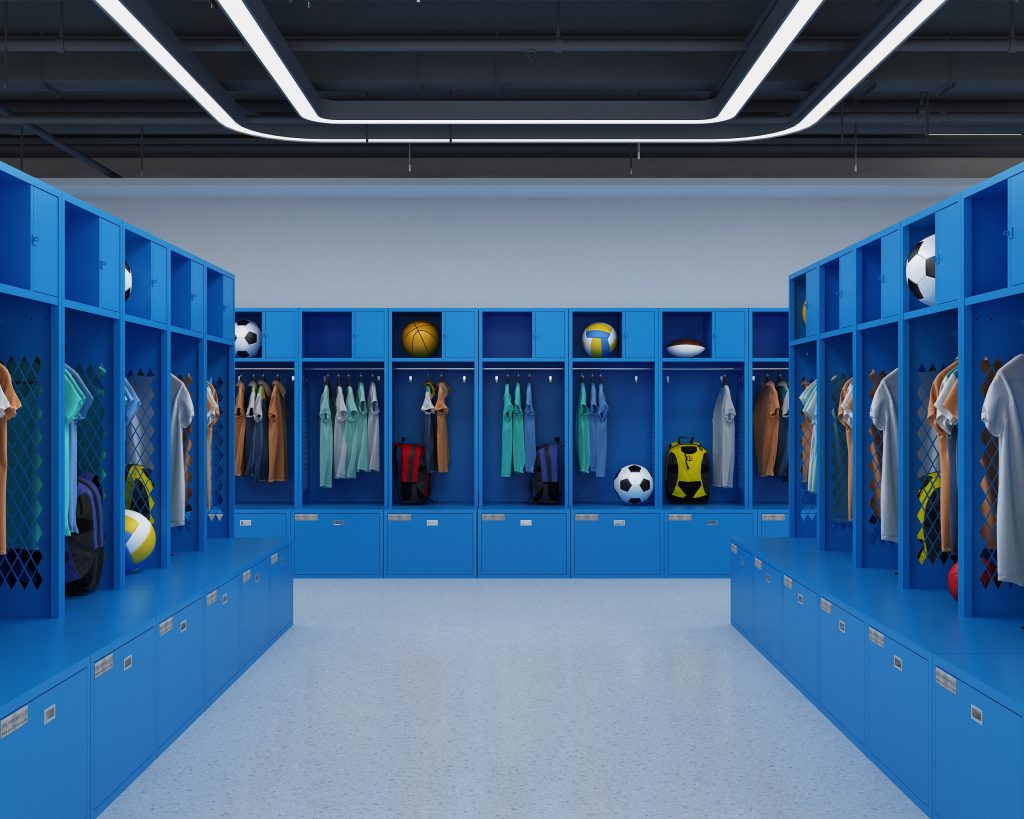 SFS Sports Locker,Metal School Storage Locker For Gym,Storage Box,SFS-WL-027