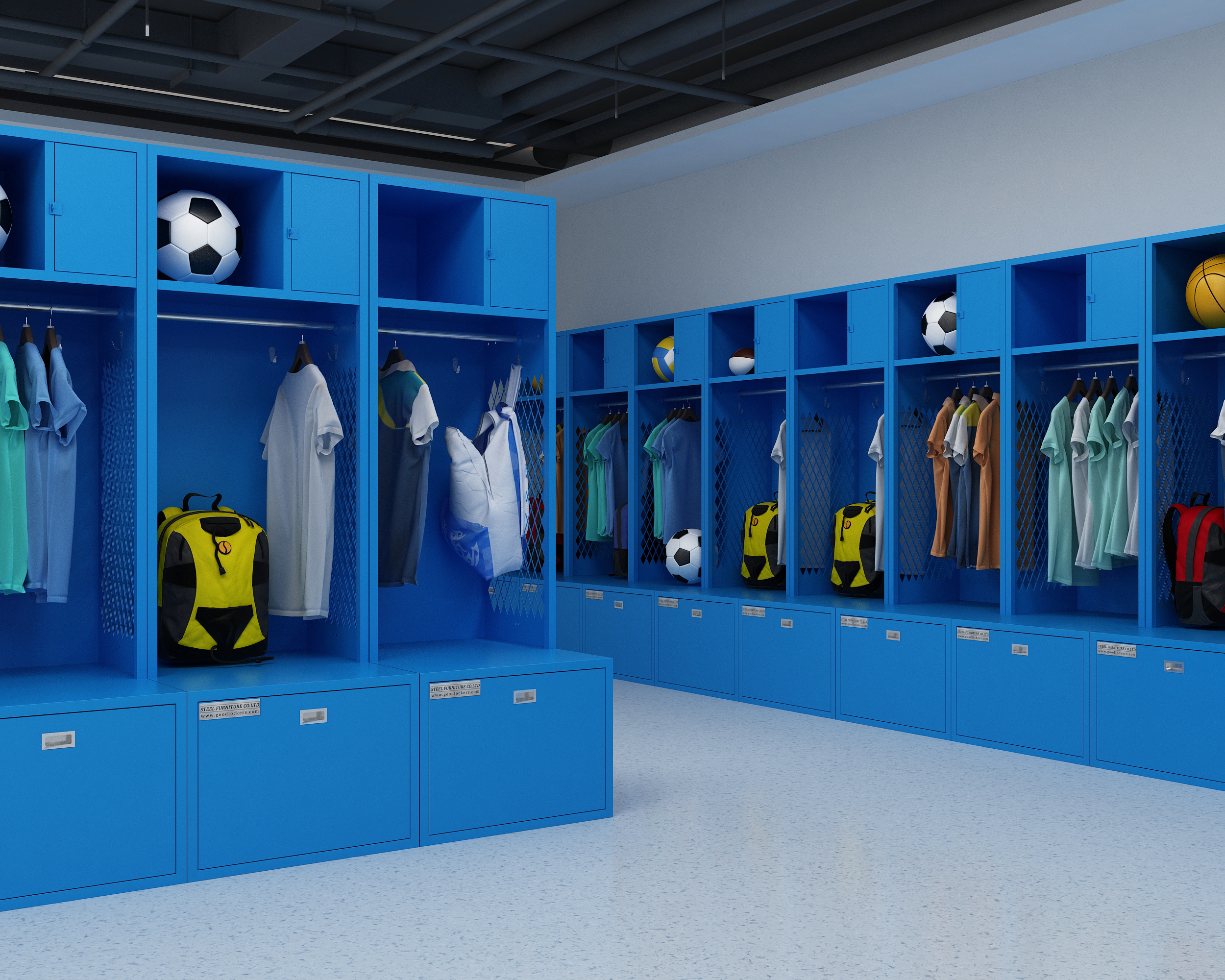 SFS Sports Locker,Metal School Storage Locker For Gym,Storage Box,SFS-WL-027