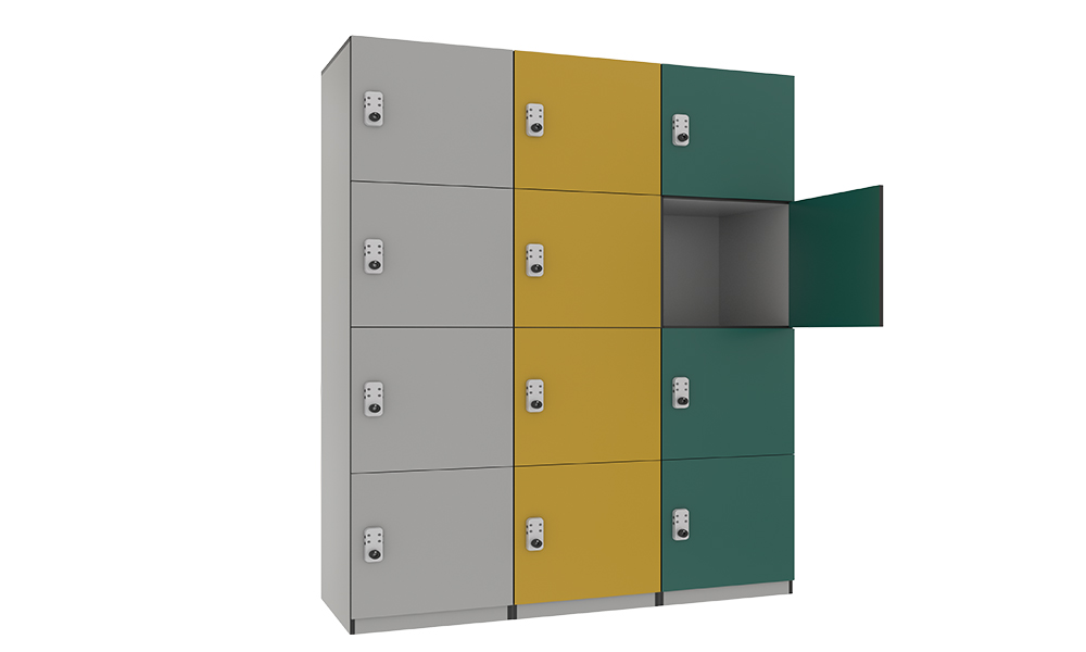 Hpl locker has many advantages, such as waterproof, fireproof, easy to cleaness.