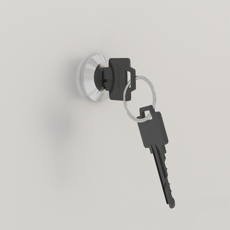 Each lock is provided with two keys for backup