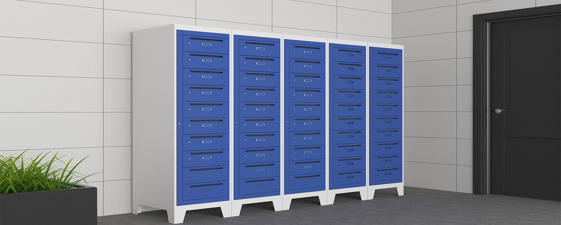 Post locker is a place for temporarily storing letters and newspapers. The postman puts the letter in the recipient's mailbox, and the recipient can pick it up at any time.
