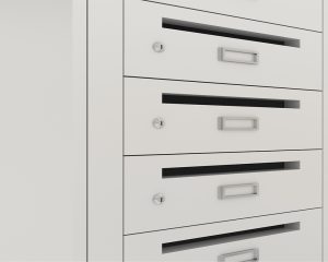 The size of post locker can be customized according to needs.