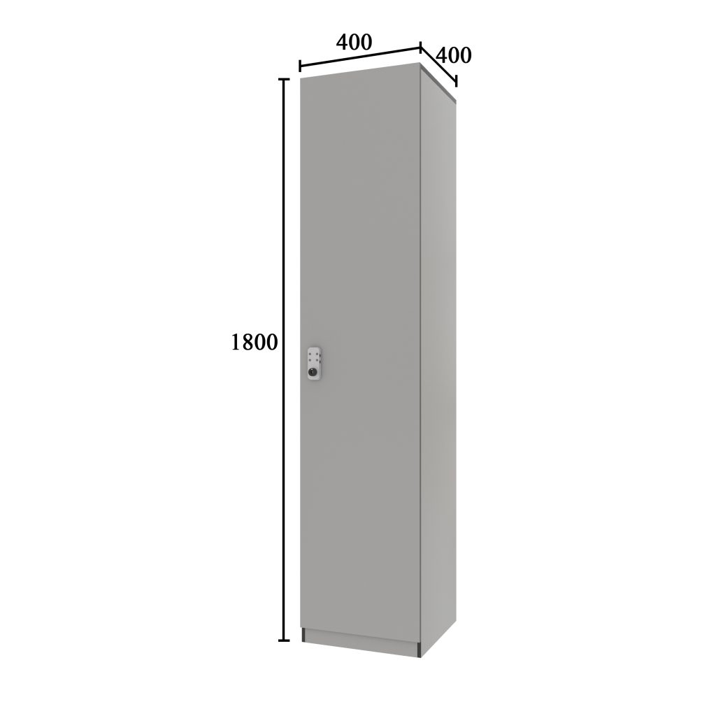 single door phenolic locker
