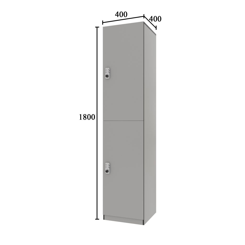 two door phenolic locker