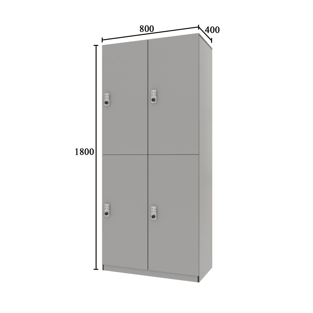 two door phenolic locker