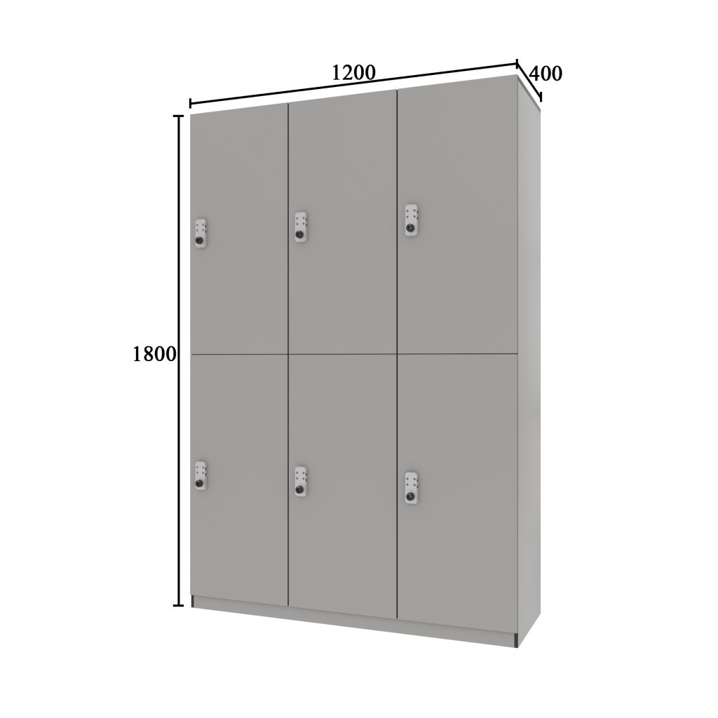 two door phenolic locker