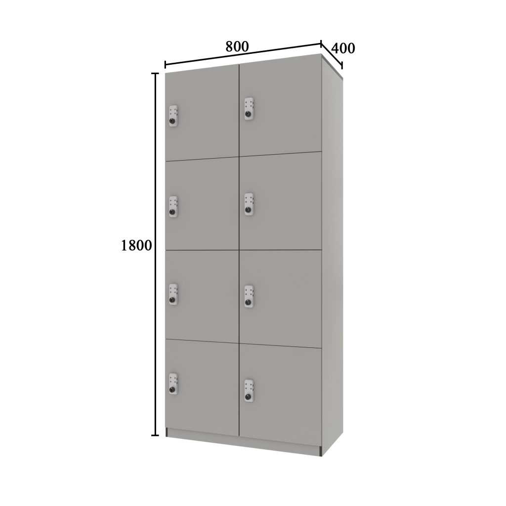 four doors phenolic locker