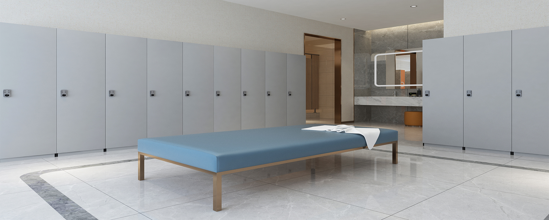 Phenolic locker can be used in many public places, such as school, gym and dressing room.
