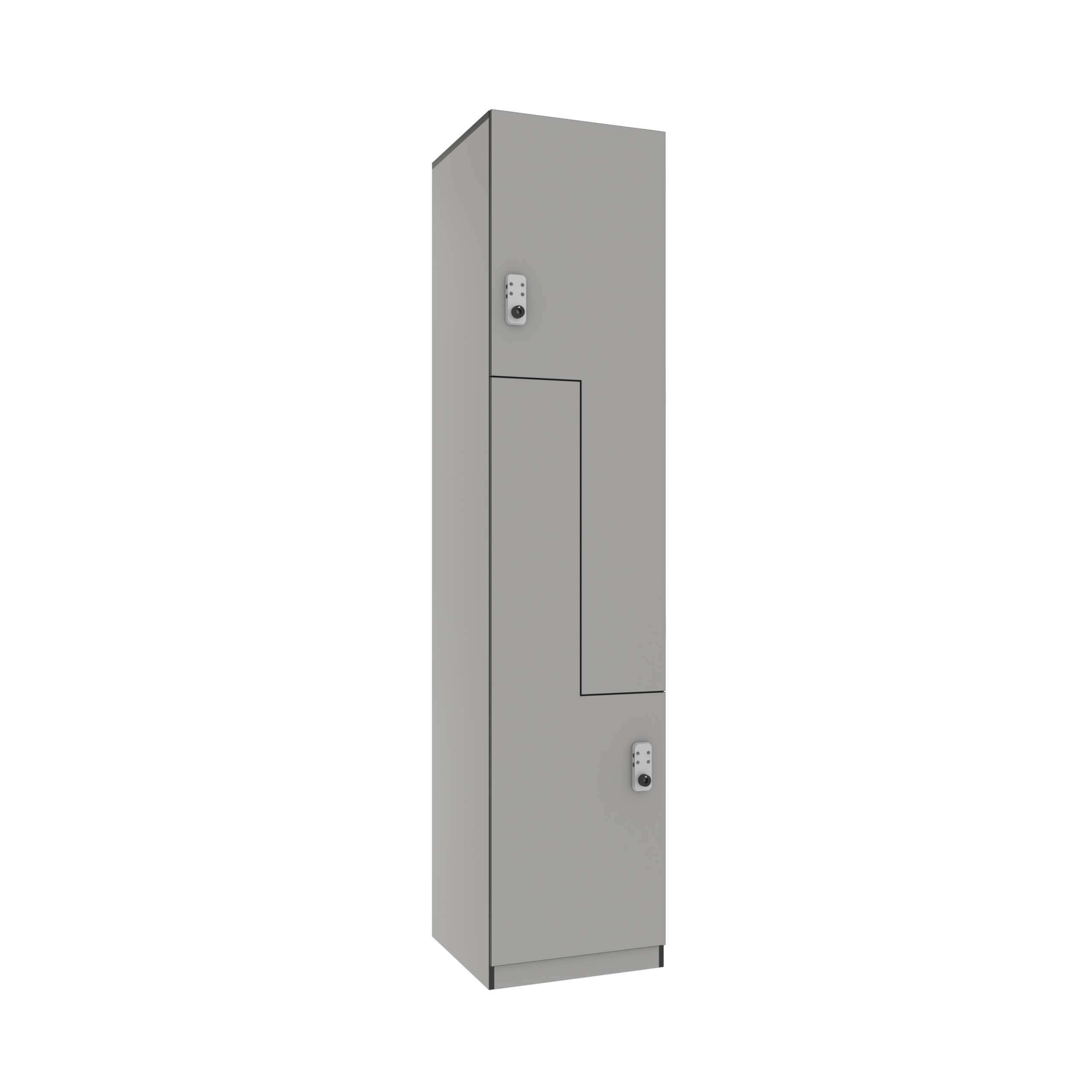 Z-shape phenolic locker